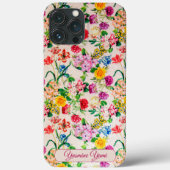 Stijlvolle moderne kleurrijke bloemen vrouwelijk m Case-Mate iPhone case (Achterkant)