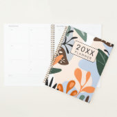 Stijlvolle moderne kleurrijke bloemenkoel planner (Display)