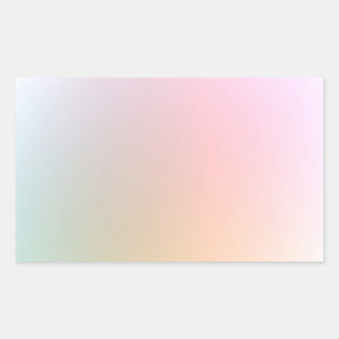 Stijlvolle moderne kleurrijke lege sjabloon trendy rechthoekige sticker
