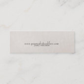 Stijlvolle moderne leuke trendy zilveren paillette mini visitekaartje (Achterkant)