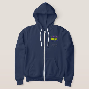 STIJLVOLLE MODERNE MARINE BLAUW GEVERIFIEERD BRAND HOODIE