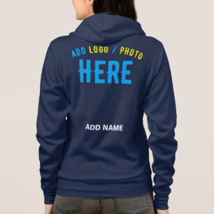 STIJLVOLLE MODERNE MARINE BLAUW GEVERIFIEERD BRAND HOODIE