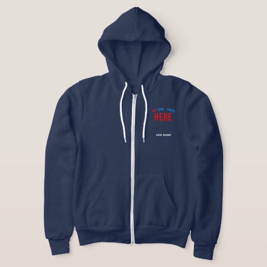 STIJLVOLLE MODERNE MARINE BLAUW GEVERIFIEERD BRAND HOODIE (Laagn)