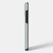 Stijlvolle moderne meisjesachtige saliegroene naam iPhone hoesje (Linkerkant)