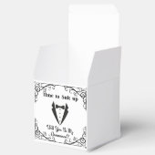 stijlvolle moderne minimale bruidsjonker voorstel  bedankdoosjes (Geopend)