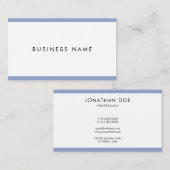 Stijlvolle, moderne, minimale professionele Smart  Visitekaartje (Voorkant / Achterkant)