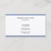 Stijlvolle, moderne, minimale professionele Smart  Visitekaartje (Achterkant)