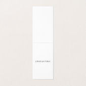 Stijlvolle, moderne, minimale professionele standa visitekaartje (Buitenkant ongevouwen)