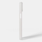 Stijlvolle moderne minimalistische witte monogram  Case-Mate iPhone case (Achterkant / Rechts)