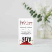 Stijlvolle Moderne Modellen Stylist Mode Designer Visitekaartje (Staand voorkant)