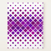 Stijlvolle moderne Paarse grafische designplanner Planner (Achterkant)