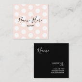 Stijlvolle moderne pooldot Visitekaartjes (Voorkant / Achterkant)