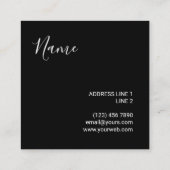 Stijlvolle moderne pooldot Visitekaartjes (Achterkant)