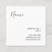 Stijlvolle moderne pooldot Visitekaartjes (Achterkant)