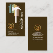 Stijlvolle Moderne Professionele Kleurrijke Huis B Visitekaartje (Voorkant / Achterkant)