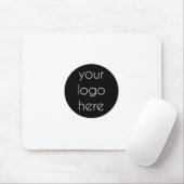 Stijlvolle, moderne professionele Logo Muismat (Met muis)