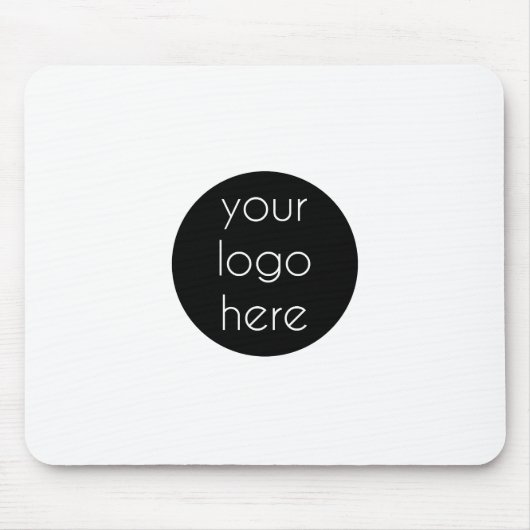 Stijlvolle, moderne professionele Logo Muismat (Voorkant)