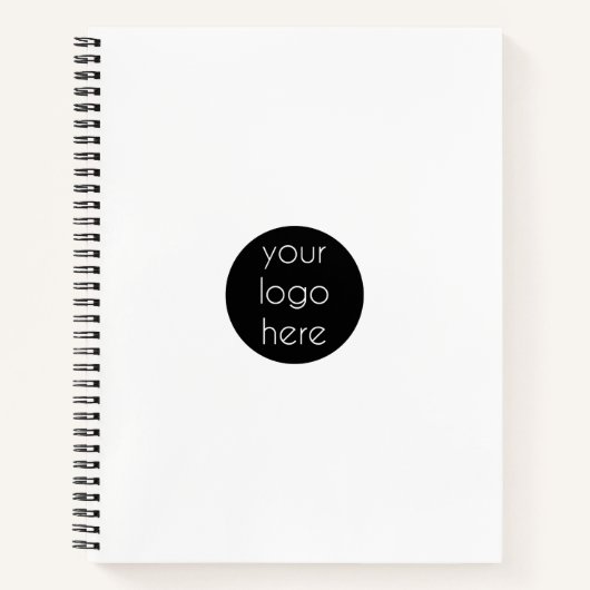 Stijlvolle, moderne professionele Logo Notitieboek (Voorkant)