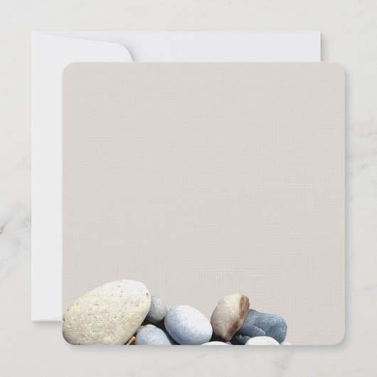 Stijlvolle moderne roestkees Natuur bruiloft Save The Date (Achterkant)