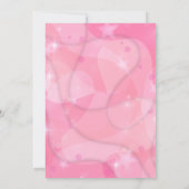 Stijlvolle moderne roze ballonnen 30e verjaardag kaart (Achterkant)