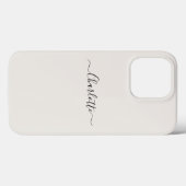 Stijlvolle moderne scriptnaam, duidelijk elegant v Case-Mate iPhone case (Achterkant (horizontaal))