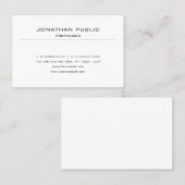 Stijlvolle, moderne, stijlvolle, elegante grafisch visitekaartje (Voorkant / Achterkant)