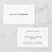 Stijlvolle, moderne, stijlvolle, stijlvolle, stijl visitekaartje (Voorkant / Achterkant)