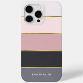 Stijlvolle moderne stripes op maat Case-Mate iPhone case (Achterkant)