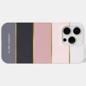 Stijlvolle moderne stripes op maat Case-Mate iPhone case (Achterkant (horizontaal))