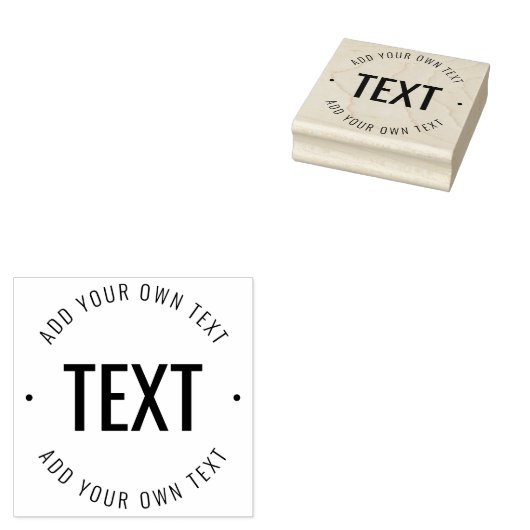 Stijlvolle, moderne tekst rubberstempel (Gestempeld)