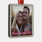 Stijlvolle moderne Trendy Couple Metal Ornament (Rechts)