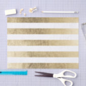 Stijlvolle moderne trendy faux gouden folie strepe tissuepapier (Craft)