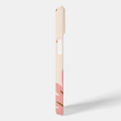 Stijlvolle moderne typografie Bloemen Case-Mate iPhone Case (Achterkant / Rechts)