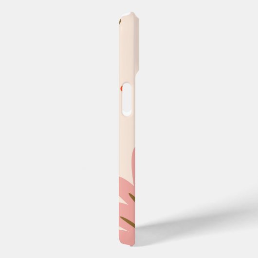 Stijlvolle moderne typografie Bloemen Case-Mate iPhone Case (Achterkant / Rechts)