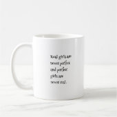 Stijlvolle moderne typografie Trendy Fun Quote Koffiemok (Links)