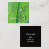 Stijlvolle, moderne Visitekaartje Aarde-kleuren (Voorkant / Achterkant)