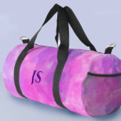 Stijlvolle Moderne Waterverf Meisjes Roze Custom Plunjezak