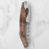 Stijlvolle moderne Wooden Carpentry-constructie Kurkentrekker (Achterkant)