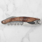 Stijlvolle moderne Wooden Carpentry-constructie Kurkentrekker (Achterkant)