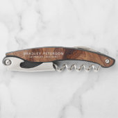 Stijlvolle moderne Wooden Carpentry-constructie Kurkentrekker (Voorkant)