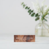 Stijlvolle moderne Wooden Carpentry-constructie Mini Visitekaartje (Staand voorkant)