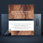 Stijlvolle moderne Wooden Carpentry-constructie Visitekaartje