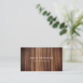 Stijlvolle moderne Wooden Carpentry-constructie Visitekaartje (Staand voorkant)