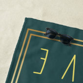 Stijlvolle moderne zomer strandlaken (In situ)