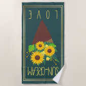 Stijlvolle moderne zomer strandlaken (Voorkant)