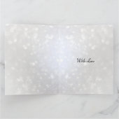 Stijlvolle moderne zwarte en witte Verjaardag Vrie Kaart (Binnen)