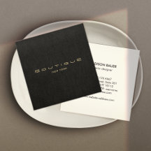 Stijlvolle, moderne zwarte linen Professional