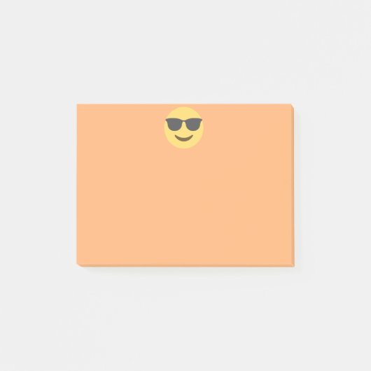 Stijlvolle moji met bril post-it® notes (Voorkant)