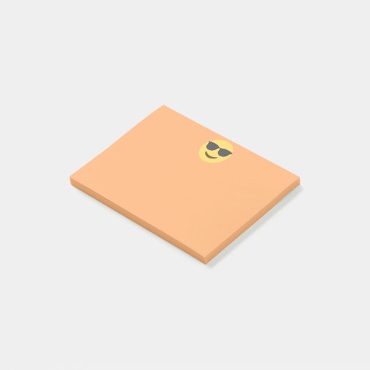 Stijlvolle moji met bril post-it® notes (Schuin)
