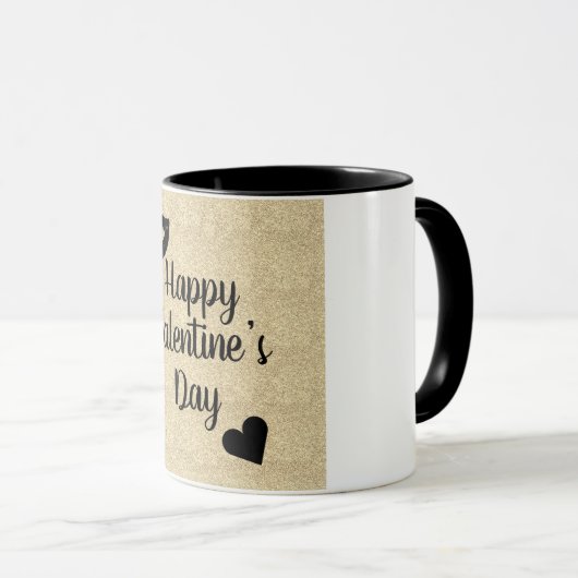 Stijlvolle mok  Valentijn op dag (Voorkant rechts)